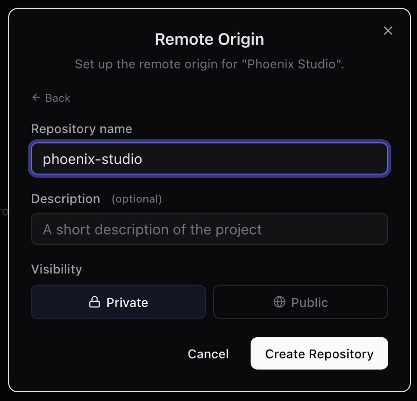 Create GitHub repository